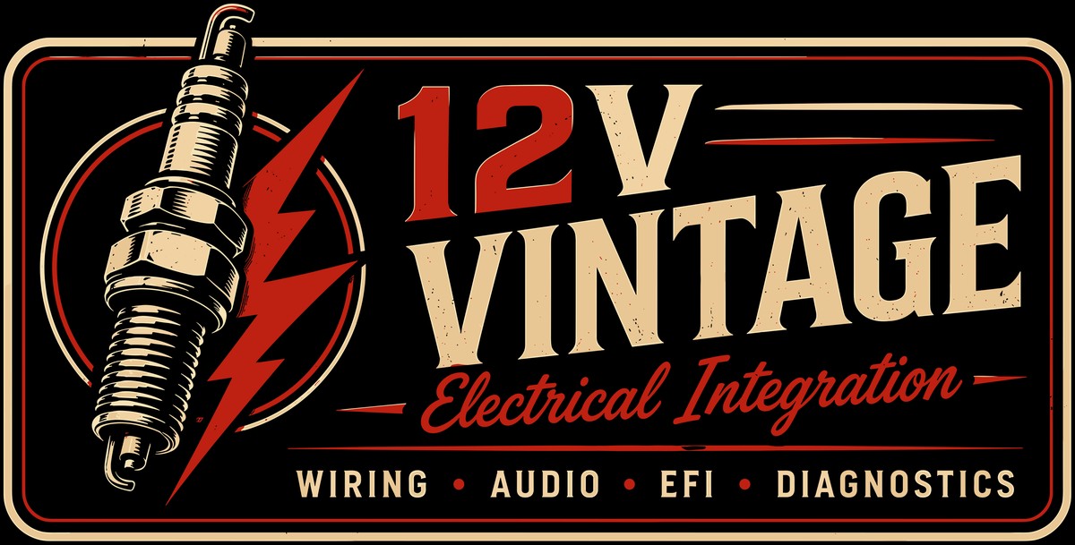 12V Vintage: Electrical Integration. Wiring, audio, EFI, diagnostics.